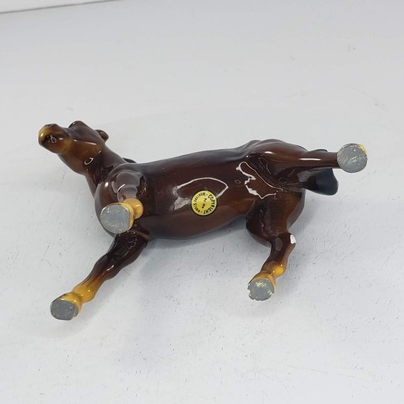 Mortens Studio Horse Pony Bay Brown Figurine Mid Century 1950s - Picture 9 of 9